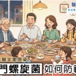 一人共餐全家感染幽門螺旋菌 如何防範?
