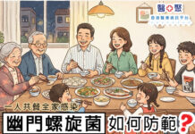 一人共餐全家感染幽門螺旋菌 如何防範?