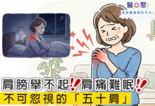肩膀舉不起! 肩痛難眠! 不可忽視的「五十肩」