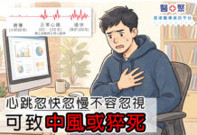 跳忽快忽慢不容忽視 可致中風或猝死!